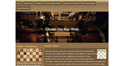 Desktop Screenshot of chess-on-the-web.com